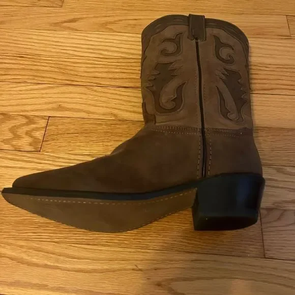 Laredo brown leather and suede cowboy boots from Nashville Boot & Co. - Picture 11 of 16